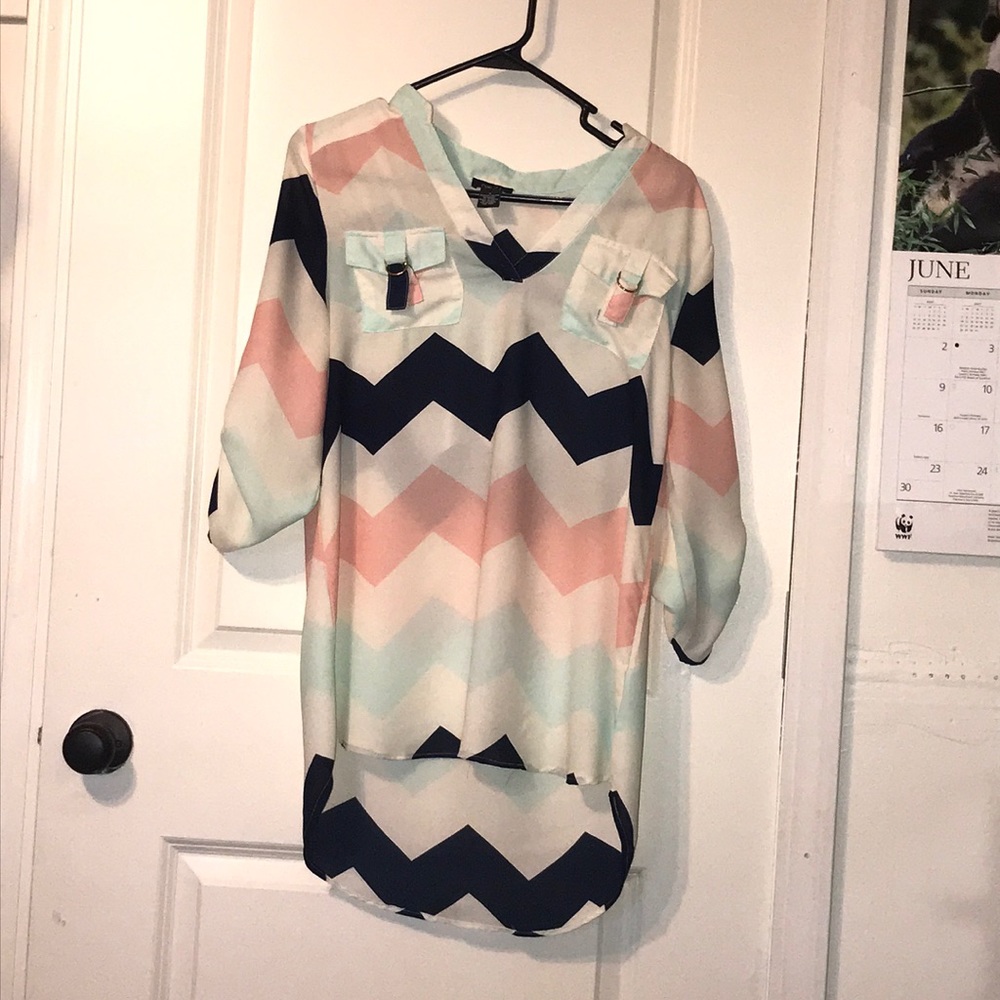 Rue21 long quarter sleeve shirt
